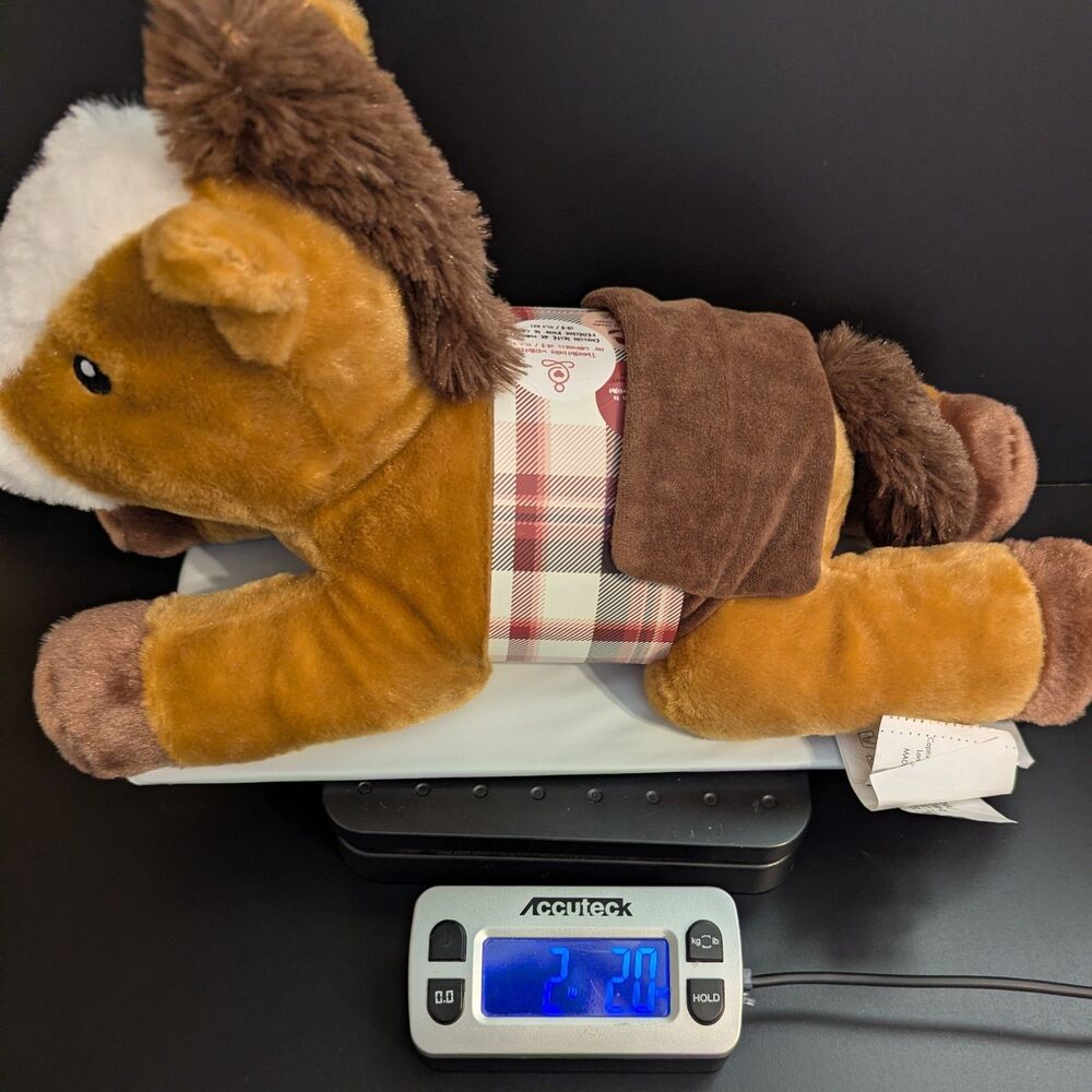 Weighted Plush Horse by Coco + Lola 2.2 lb (1kg) stuffed animal for comfort NWT - Picture 10 of 16